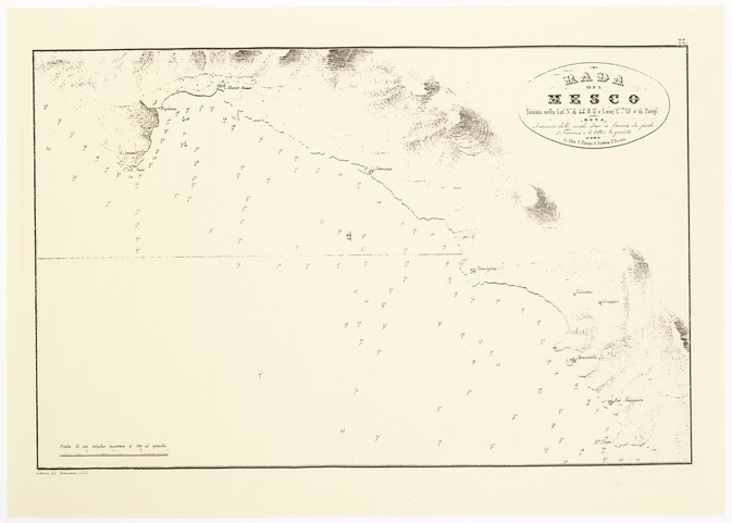 (N:10566) IL CONTRIBUTO SCIENTIFICO DELLA CARTOGRAFIA NAUTICA DELLA LIGURIA - Foglio 22 (B0003012) Carte e stampe antiche: riproduzione a colori su carta (formato A2)