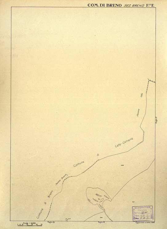 (N:12335) MAPPE CATASTALI D'ITALIA - PROVINCIA DI BRESCIA - Foglio E - COMUNE DI BRENO Sez. BRENO (B0003631) Carte e stampe antiche: riproduzione a colori su carta (formato A2)