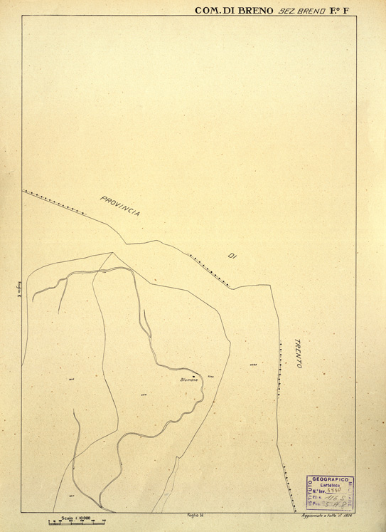 (N:12336) MAPPE CATASTALI D'ITALIA - PROVINCIA DI BRESCIA - Foglio F - COMUNE DI BRENO Sez. BRENO (B0003632) Carte e stampe antiche: riproduzione a colori su carta (formato A2)