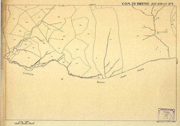 (N:12339) MAPPE CATASTALI D'ITALIA - PROVINCIA DI BRESCIA - Foglio I - COMUNE DI BRENO Sez. BRENO (B0003635) Carte e stampe antiche: riproduzione a colori su carta (formato A2)