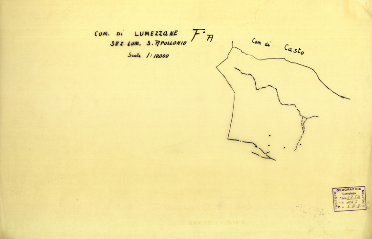 (N:12449) MAPPE CATASTALI D'ITALIA - PROVINCIA DI BRESCIA - Foglio A - COMUNE DI LUMEZZANE Sez.LUMEZZANE S. APOLLONIO (B0003744) Carte e stampe antiche: riproduzione a colori su carta (formato A2)