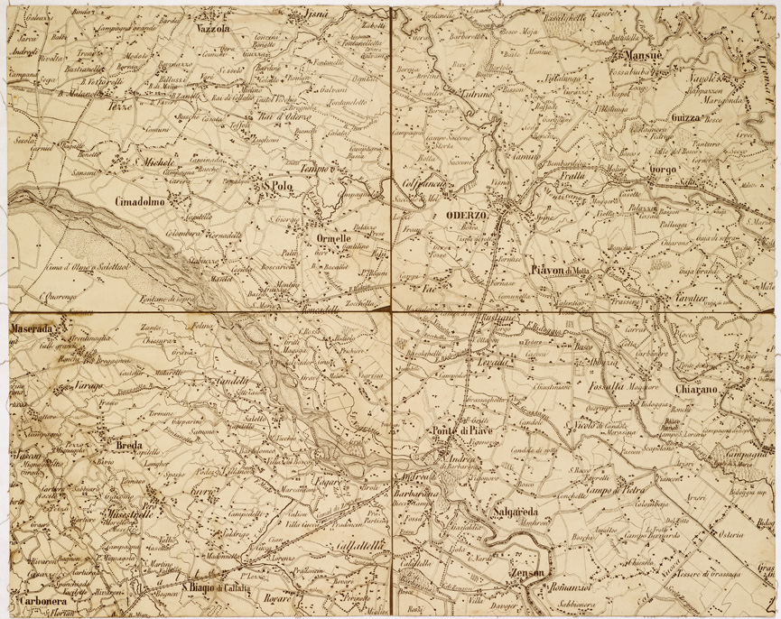 (N:7802) TOPOGRAFIA DELLA PROV. DI TREVISO... Tavola 11 (B0006032) Carte e stampe antiche: riproduzione a colori su carta (formato A2)