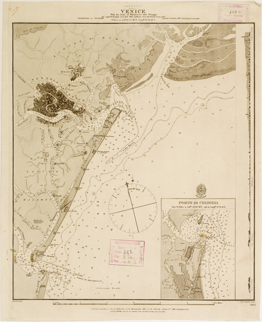 (N:8900) COAST OF ITALY - VENICE... (B0008245) Carte e stampe antiche: riproduzione a colori su carta (formato A2)