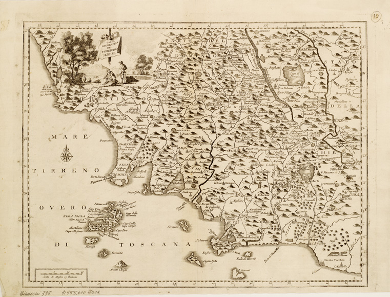 (N:8592) CARTE GEOGRAFICHE DI VARIE REGIONI D'ITALIA SIMILI A QUELLE PUBBLICATE NELLE OPERE DEL SALMO DI GEOGRAFIA IN VENEZIA, 1757 - Tavola 10 - Carta geografica del Territorio Senese (B0008283) Carte e stampe antiche: riproduzione a colori su carta (formato A2)