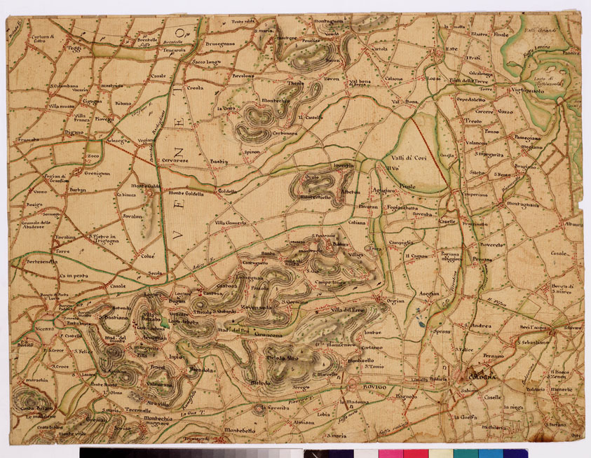 (N:8584) CARTE DU THEATRE DE LA GUERRE EN ITALIE EN 1733 ET 34 - Foglio 6 (B0008711) Carte e stampe antiche: riproduzione a colori su carta (formato A2)