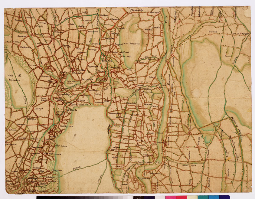 (N:8579) CARTE DU THEATRE DE LA GUERRE EN ITALIE EN 1733 ET 34 - Foglio 12 (B0008717) Carte e stampe antiche: riproduzione a colori su carta (formato A2)