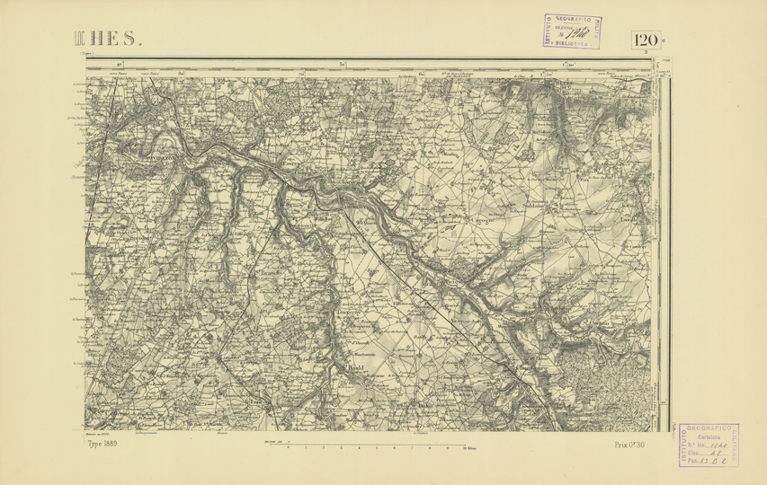 (N:22080) CARTE DE FRANCE - LOCHES (B0018667) Carte e stampe antiche: riproduzione a colori su carta (formato A2)