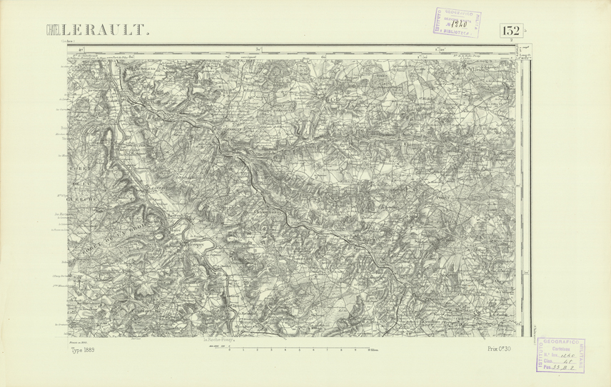 (N:22127) CARTE DE FRANCE - CHATELLERAULT (B0018712) Carte e stampe antiche: riproduzione a colori su carta (formato A2)