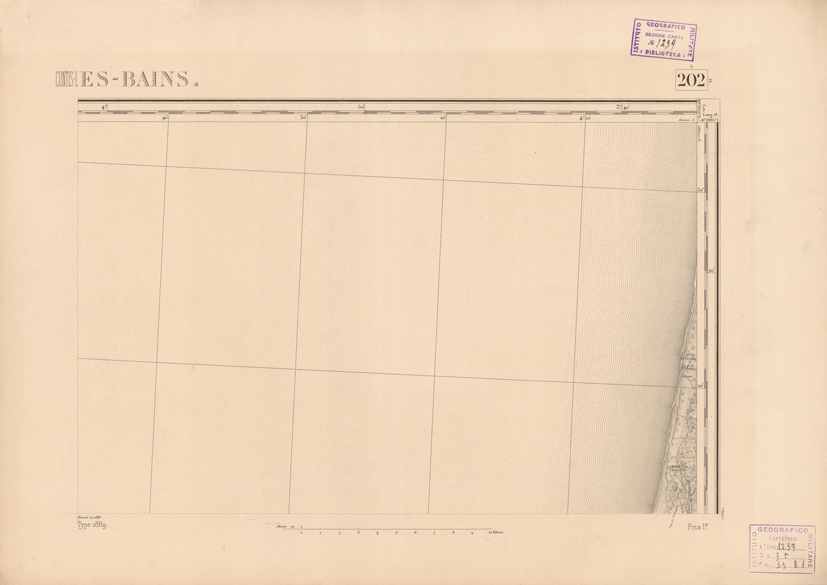 (N:22839) CARTE DE FRANCE - CONTIS LES BAINS (B0019418) Carte e stampe antiche: riproduzione a colori su carta (formato A2)