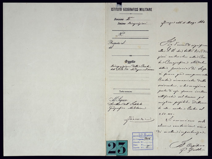 (N:23174) ISTITUTO GEOGRAFICO MILITARE  ANNESSO AL DOC. N.23 CARTA COROGRAFICA E STRADALE DELLA   PROVINCIA DI SASSARI AL TUTTO IL 1881 SCALA DI 1:150.000. (CA000539) Carte e stampe antiche: riproduzione a colori su carta (formato A2)