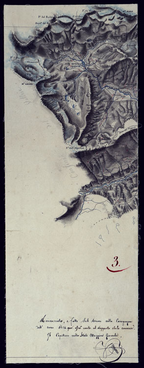 (N:23185) LEVATE TOPOGRAFICHE DELL'ALTO E BASSO NOVARESE - FOGLIO 3. (CA000977) Carte e stampe antiche: riproduzione a colori su carta (formato A2)