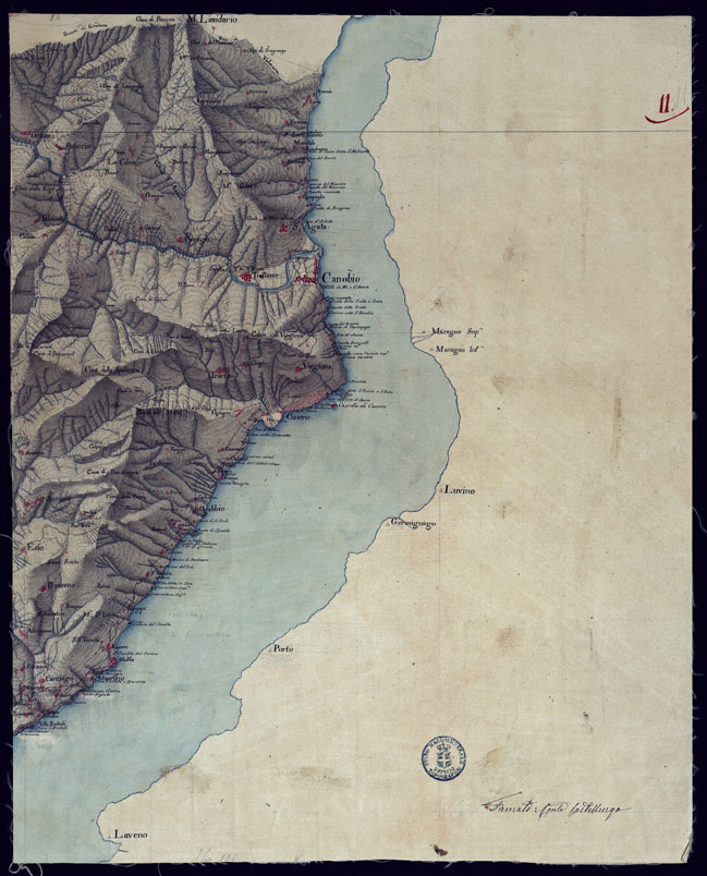 (N:10844) LEVATE TOPOGRAFICHE DELL'ALTO E BASSO NOVARESE - FOGLIO 11. (CA000985) Carte e stampe antiche: riproduzione a colori su carta (formato A2)