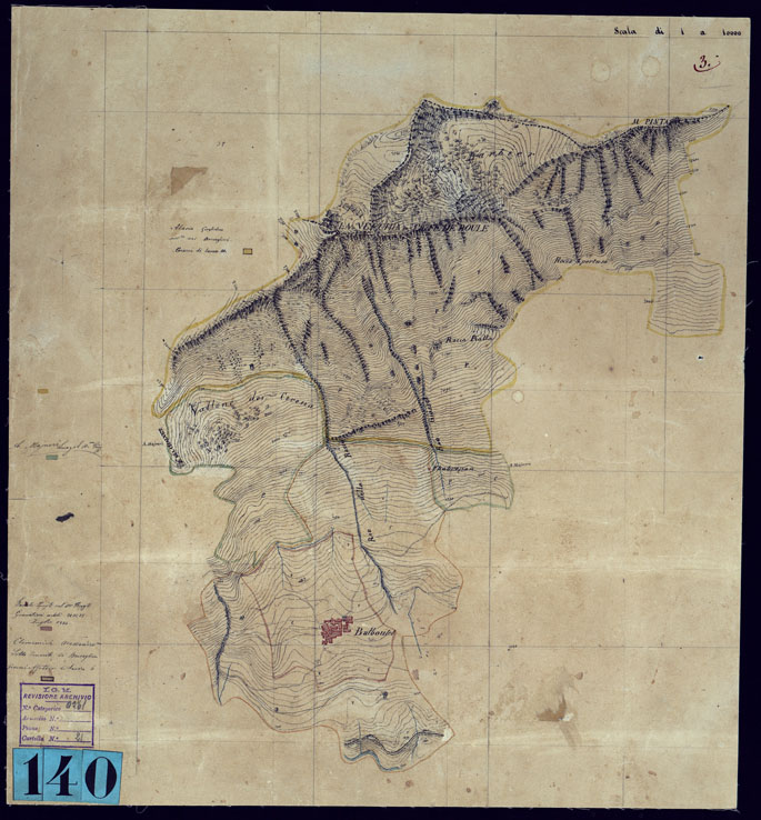 (N:23424) FENESTRELLE E DINTORNI - FOGLIO 3. (CA001688) Carte e stampe antiche: riproduzione a colori su carta (formato A2)