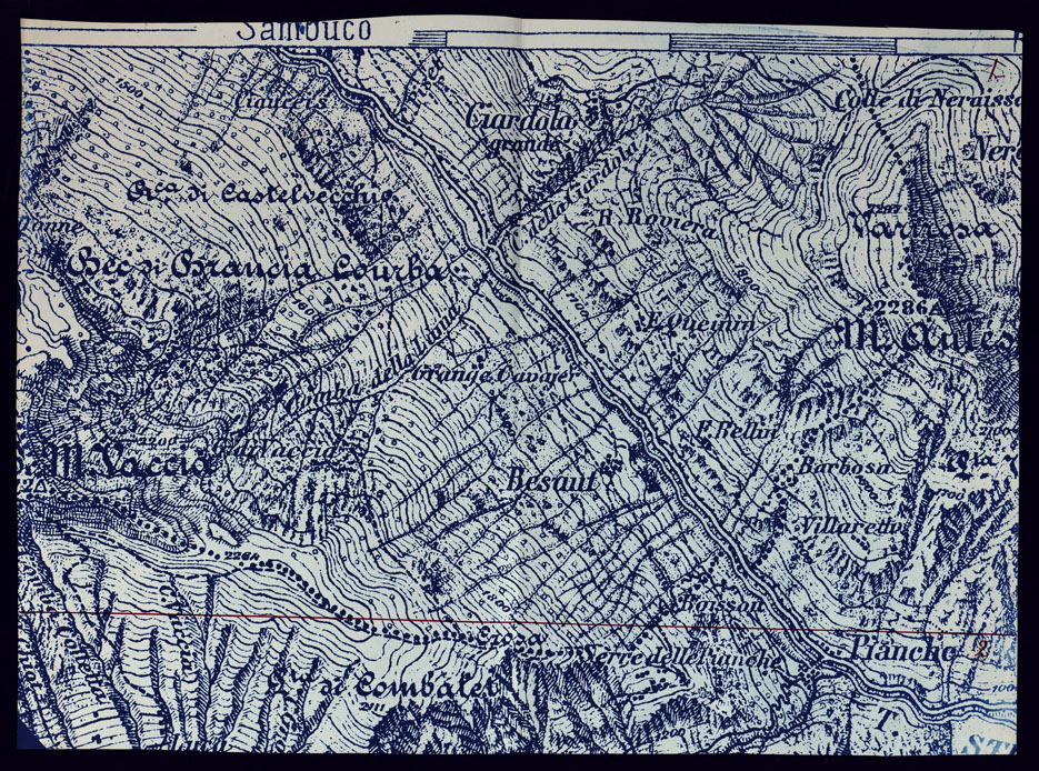(N:23482) CARTA DEL MONCENISIO - RIPARTO PRIMO SUD-EST - FOGLIO 2. (CA001770) Carte e stampe antiche: riproduzione a colori su carta (formato A2)