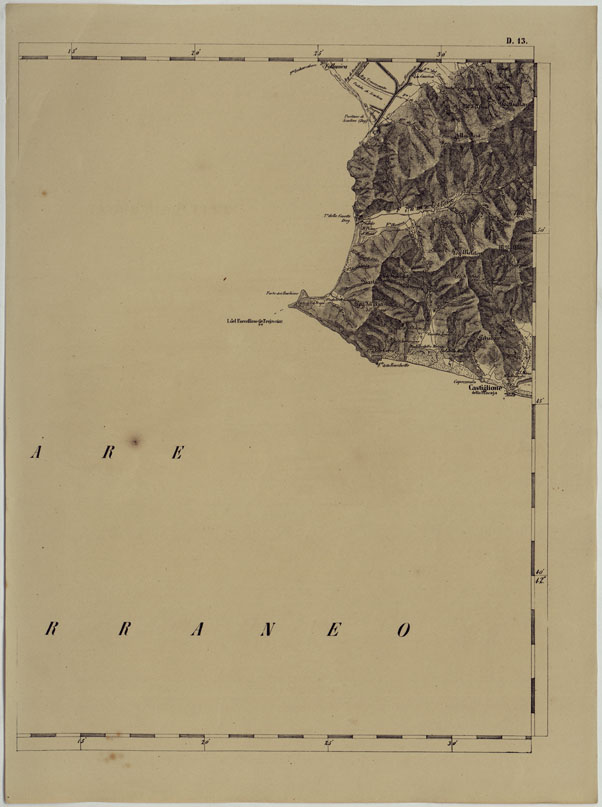 (N:11845) CARTA TOPOGRAFICA DELLE PROVINCIE LOMBARDO-VENETE E DEGLI EX DUCATI ALLA SCALA DI 1:86.400 1865 - FOG D.13 (CA004586) Carte e stampe antiche: riproduzione a colori su carta (formato A2)