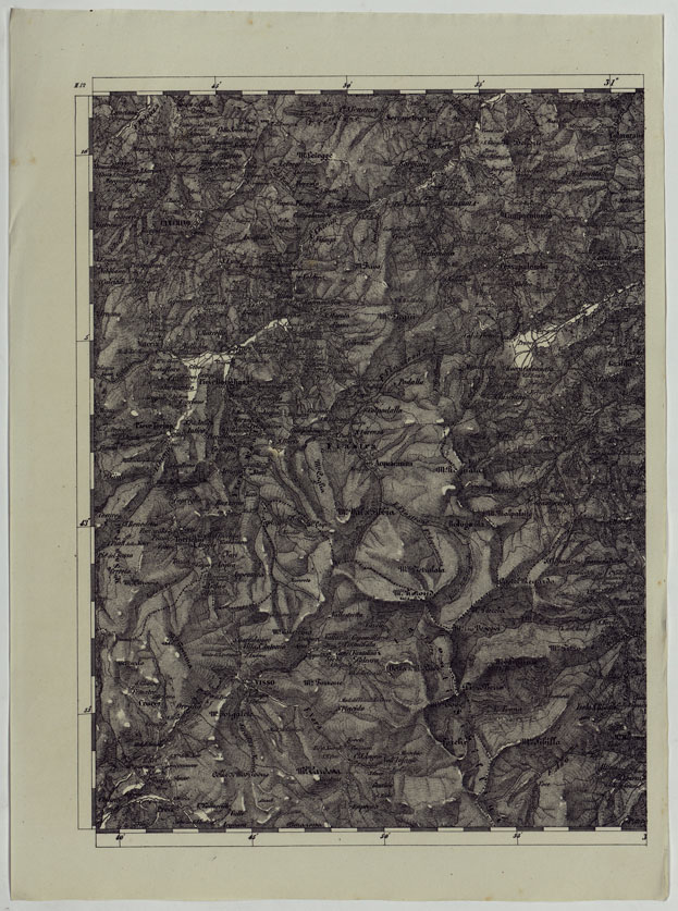 (N:11951) CARTA TOPOGRAFICA DELLE PROVINCIE LOMBARDO-VENETE E DEGLI EX DUCATI ALLA SCALA DI 1:86.400 1865 - FOG. H.12 (CA004683) Carte e stampe antiche: riproduzione a colori su carta (formato A2)