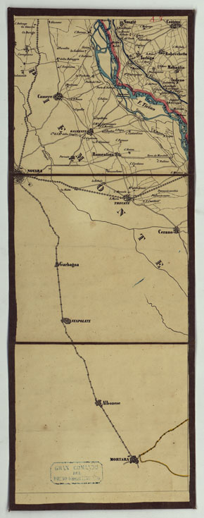 (N:11650) CARTA TOPOGRAFICA DELLA LOMBARDIAE DEI DUCATI DI PARMA, PIACENZA E MODENA ALLA SCALA DEL 1 86.400 DEL VERO DIVISA IN 32 FOGLI. LITOGRAFFIZZATA NELL'UFFICIO TOPOGRAFICO DEL REAL CORPO DI STATO MAGGIORE GENERALE - FOG. A.5 (CA004709) Carte e stampe antiche: riproduzione a colori su carta (formato A2)