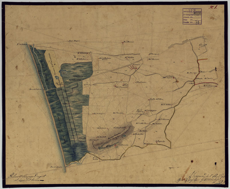 (N:12802) MINUTE ORIGINALI DI CAMPAGNA DELLE LEVATE AL 20.000 DELLA CARTA  DEL REAME DI NAPOLI ANNESSI GRAFICI E SCHIZZI DI NESSUN VALORE - FOGLIO 1 (CA006374) Carte e stampe antiche: riproduzione a colori su carta (formato A2)