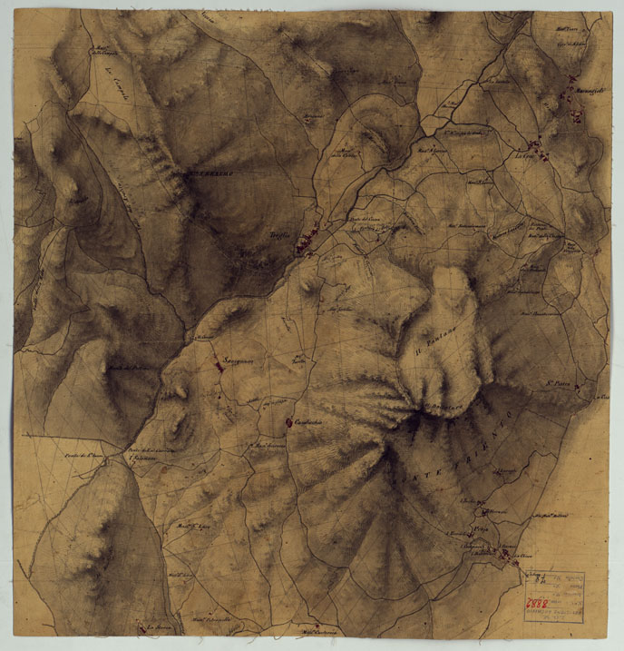 (N:12742) MINUTE ORIGINALI DI CAMPAGNA DELLE LEVATE AL 20.000 DELLA CARTA  DEL REAME DI NAPOLI ANNESSI GRAFICI E SCHIZZI DI NESSUN VALORE (CA006418) Carte e stampe antiche: riproduzione a colori su carta (formato A2)