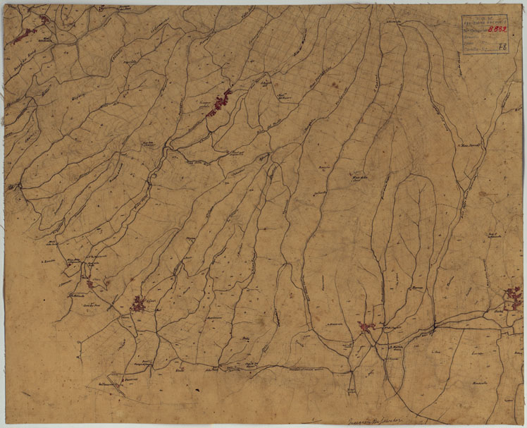 (N:12722) MINUTE ORIGINALI DI CAMPAGNA DELLE LEVATE AL 20.000 DELLA CARTA  DEL REAME DI NAPOLI ANNESSI GRAFICI E SCHIZZI DI NESSUN VALORE (CA006426) Carte e stampe antiche: riproduzione a colori su carta (formato A2)