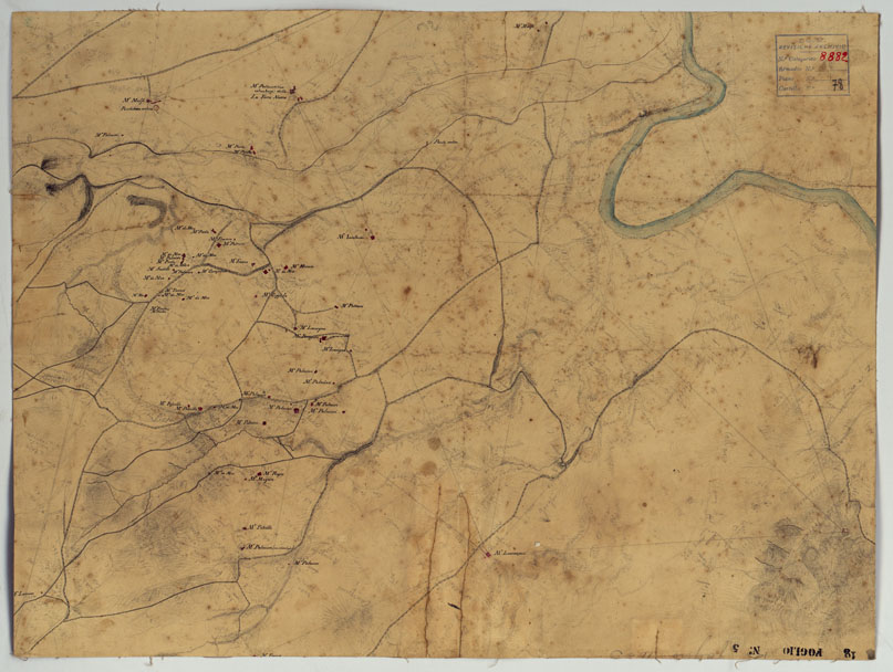 (N:12781) MINUTE ORIGINALI DI CAMPAGNA DELLE LEVATE AL 20.000 DELLA CARTA  DEL REAME DI NAPOLI ANNESSI GRAFICI E SCHIZZI DI NESSUN VALORE - Alvignano (CA006442) Carte e stampe antiche: riproduzione a colori su carta (formato A2)