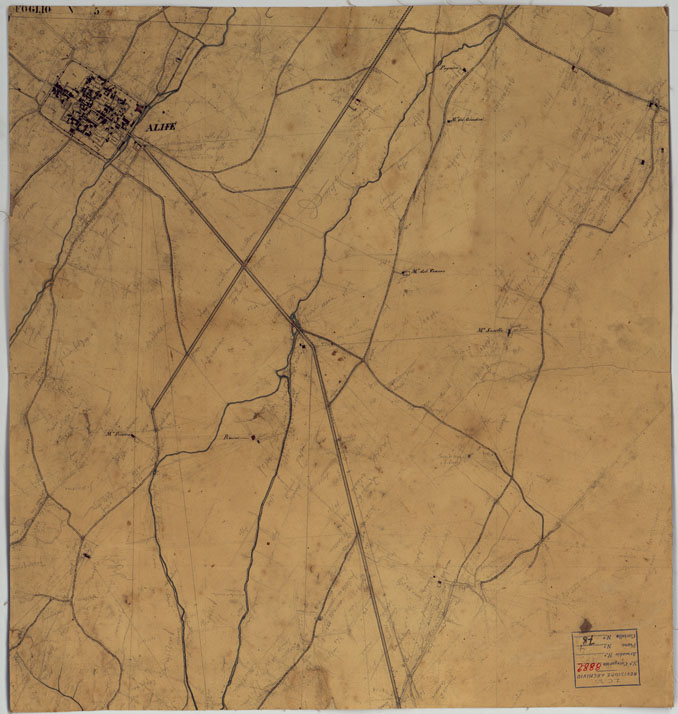 (N:12780) MINUTE ORIGINALI DI CAMPAGNA DELLE LEVATE AL 20.000 DELLA CARTA  DEL REAME DI NAPOLI ANNESSI GRAFICI E SCHIZZI DI NESSUN VALORE - Alife (CA006444) Carte e stampe antiche: riproduzione a colori su carta (formato A2)
