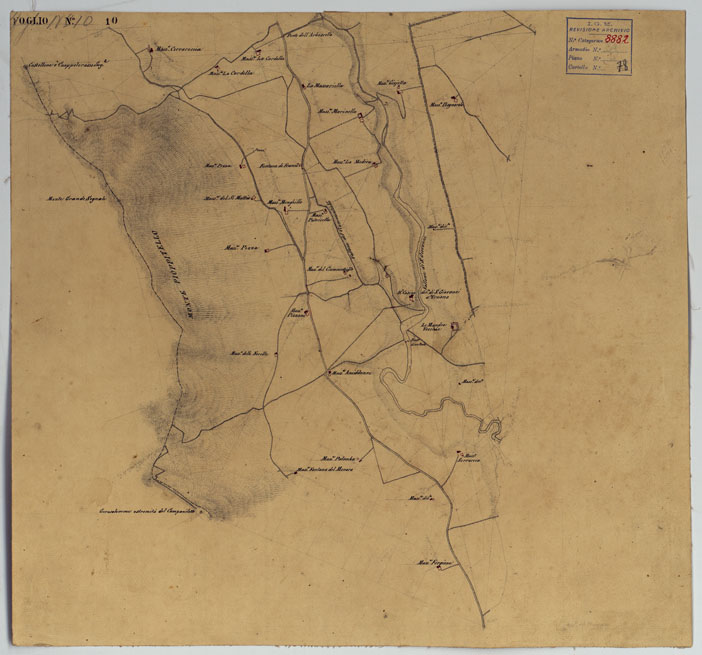 (N:12752) MINUTE ORIGINALI DI CAMPAGNA DELLE LEVATE AL 20.000 DELLA CARTA  DEL REAME DI NAPOLI ANNESSI GRAFICI E SCHIZZI DI NESSUN VALORE - Pontelatone (CA006465) Carte e stampe antiche: riproduzione a colori su carta (formato A2)