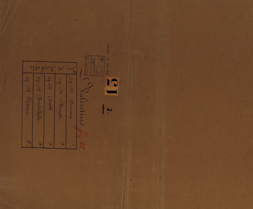 (N:24932) VESUVIO E DINTORNI - COPERTINA FOGLIO SAN. VALENTINO. (CA006570) Carte e stampe antiche: riproduzione a colori su carta (formato A2)