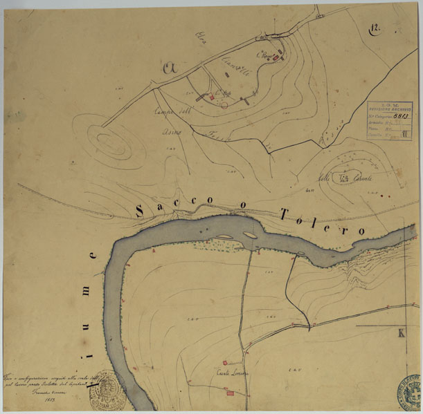(N:10804) ISOLETTA E DINTORNI -TAVOLA 12. (CA006671) Carte e stampe antiche: riproduzione a colori su carta (formato A2)