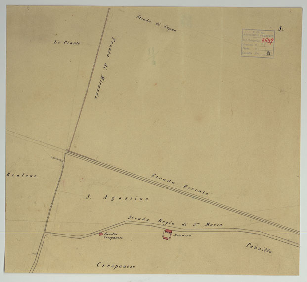 (N:8676) CITTA' DI CASERTA E DINTORNI - N. 5 (CA006720) Carte e stampe antiche: riproduzione a colori su carta (formato A2)