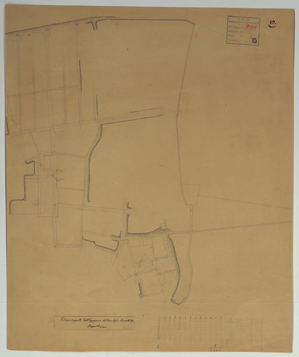 (N:15734) Scavi di Pompei - Foglio 19 (CA006779) Carte e stampe antiche: riproduzione a colori su carta (formato A2)