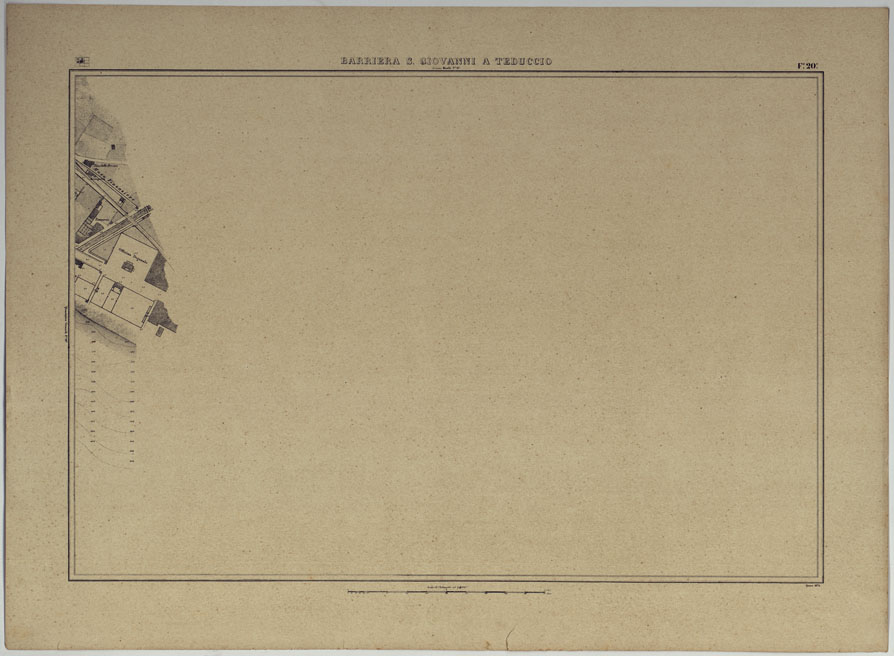 (N:25261) PIANTA TOPOGRAFICA DELLA CITTA' DI NAPOLI ALLA SCALA DI 1:4.000 EDIZIONE CON APPROVAZIONE PER AGGIORNAMENTI CATASTALI - FOGLIO 20 BARRIERA S. GIOVANNI A TEDUCCIO. (CA007665) Carte e stampe antiche: riproduzione a colori su carta (formato A2)