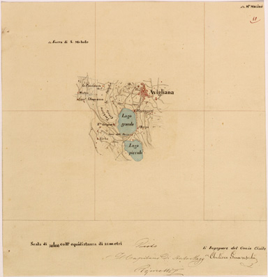 (N:28124) VALLE DORIA RIPARIA - FOGLIO 10 (SE001865) Carte e stampe antiche: riproduzione a colori su carta (formato A3)