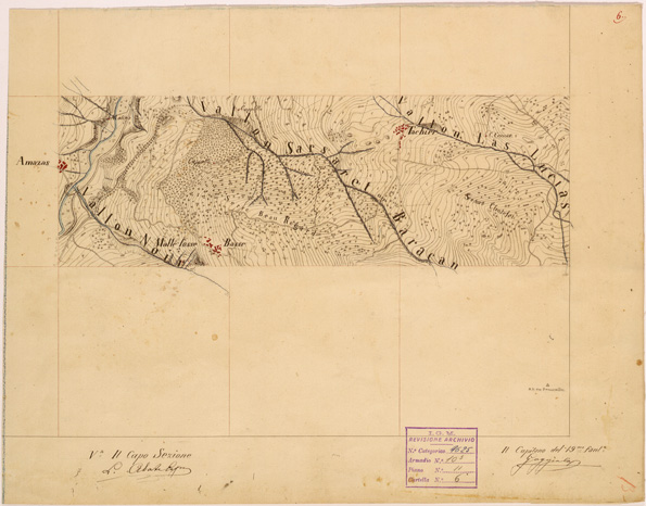 (N:28148) VALLE DORIA E BARDONECCHIA - FOGLIO 06 (SE001874) Carte e stampe antiche: riproduzione a colori su carta (formato A3)