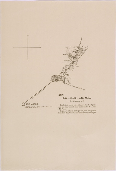 (N:28441) ITINERARIO MAREB ADDIS ABEBA - SEZIONE 24 - JEKA' SCIOLA' ADIS ABEBA (SE002239) Carte e stampe antiche: riproduzione a colori su carta (formato A3)
