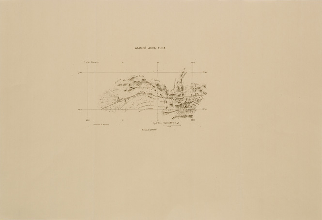 (N:29872) DANCALIA AFAMBO AURA FURA (SPEDIZIONE BARONE FRANCHETTI) (SE003735) Carte e stampe antiche: riproduzione a colori su carta (formato A3)