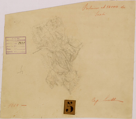 (N:29904) FORTIFICAZIONI DI SAATI E DOGALI (SE003767) Carte e stampe antiche: riproduzione a colori su carta (formato A3)
