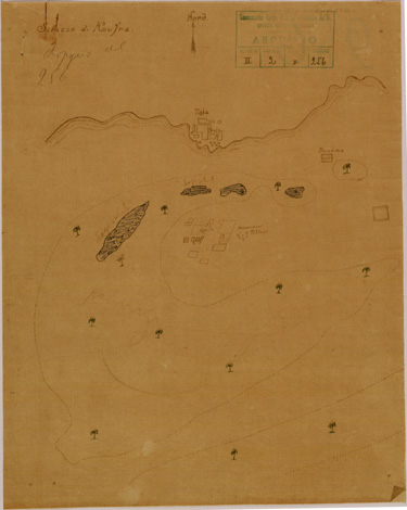 (N:30988) OASI DI CUFRA. (SE004858) Carte e stampe antiche: riproduzione a colori su carta (formato A3)