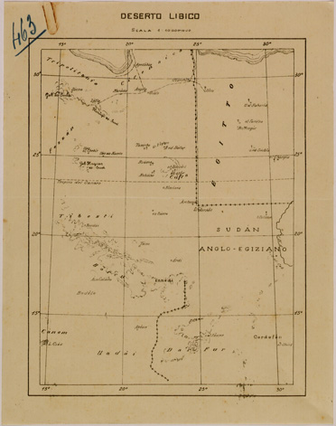 (N:31071) DESERTO LIBICO. (SE005050) Carte e stampe antiche: riproduzione a colori su carta (formato A3)