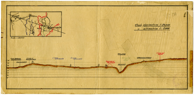 (N:34932) PROFILO SAGRADO OPPACCHIASELLA (SE008650) Carte e stampe antiche: riproduzione a colori su carta (formato A3)