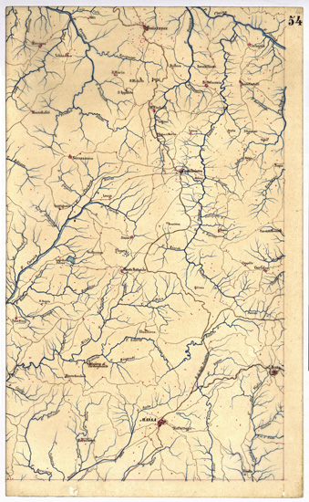 (N:5369) CARTA GEOMETRICA DELLA TOSCANA NELLA PROPORZIONE DI 1:100.000. COPIATA DALL'ORIGINALE COMPILATO DALL'ASTRONOMO P.DRE GIOVANNI INGHIRAMI - Foglio 54 - Massa (B0000040) Carte e stampe antiche: riproduzione a colori su carta (formato A3)