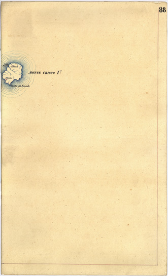 (N:5392) CARTA GEOMETRICA DELLA TOSCANA NELLA PROPORZIONE DI 1:100.000. COPIATA DALL'ORIGINALE COMPILATO DALL'ASTRONOMO P.DRE GIOVANNI INGHIRAMI - Foglio 88 - Isola di Monte Cristo (B0000061) Carte e stampe antiche: riproduzione a colori su carta (formato A3)