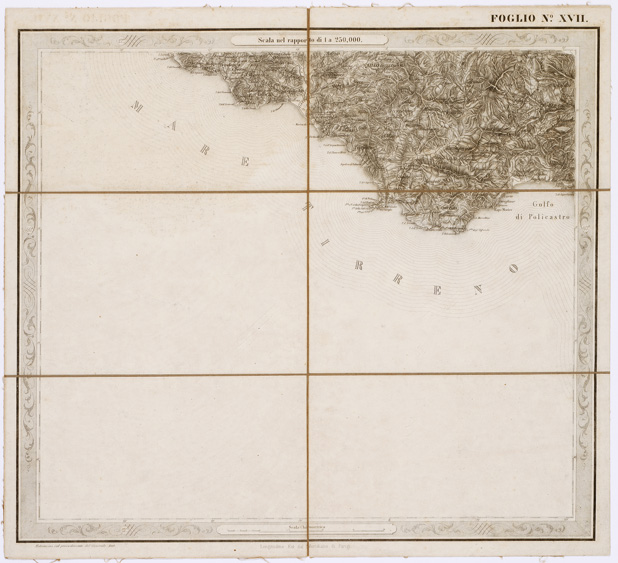 (N:3561) CARTA DELLE PROVINCE NAPOLITANE IN... - Foglio 17 (B0001324) Carte e stampe antiche: riproduzione a colori su carta (formato A3)