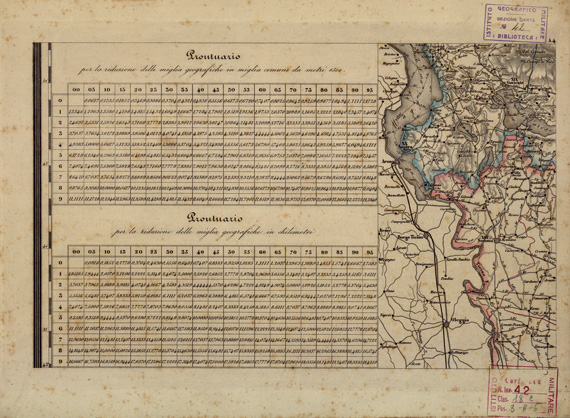 (N:858) CARTA COROGRAFICA ITINERARIA E STATISTICA DEL REGNO LOMBARDO-VENETO... - A 4 (B0003374) Carte e stampe antiche: riproduzione a colori su carta (formato A3)