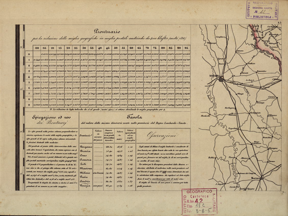 (N:859) CARTA COROGRAFICA ITINERARIA E STATISTICA DEL REGNO LOMBARDO-VENETO... - A 5 (B0003375) Carte e stampe antiche: riproduzione a colori su carta (formato A3)