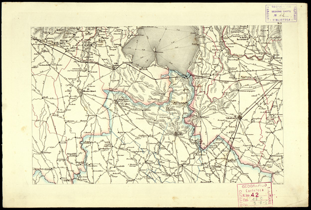 (N:880) CARTA COROGRAFICA ITINERARIA E STATISTICA DEL REGNO LOMBARDO-VENETO... - D 5 (B0003396) Carte e stampe antiche: riproduzione a colori su carta (formato A3)