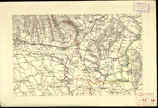 (N:887) CARTA COROGRAFICA ITINERARIA E STATISTICA DEL REGNO LOMBARDO-VENETO... - E 5 (B0003403) Carte e stampe antiche: riproduzione a colori su carta (formato A3)