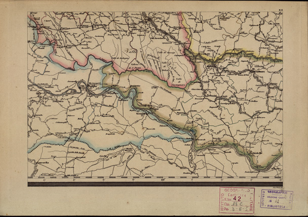 (N:888) CARTA COROGRAFICA ITINERARIA E STATISTICA DEL REGNO LOMBARDO-VENETO... - E 6 (B0003404) Carte e stampe antiche: riproduzione a colori su carta (formato A3)