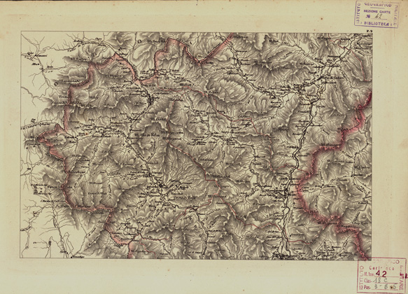 (N:891) CARTA COROGRAFICA ITINERARIA E STATISTICA DEL REGNO LOMBARDO-VENETO... - F 2 (B0003407) Carte e stampe antiche: riproduzione a colori su carta (formato A3)