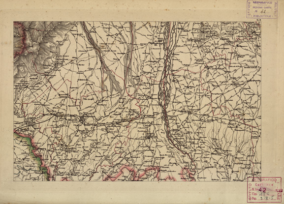 (N:899) CARTA COROGRAFICA ITINERARIA E STATISTICA DEL REGNO LOMBARDO-VENETO... - G 3 (B0003415) Carte e stampe antiche: riproduzione a colori su carta (formato A3)